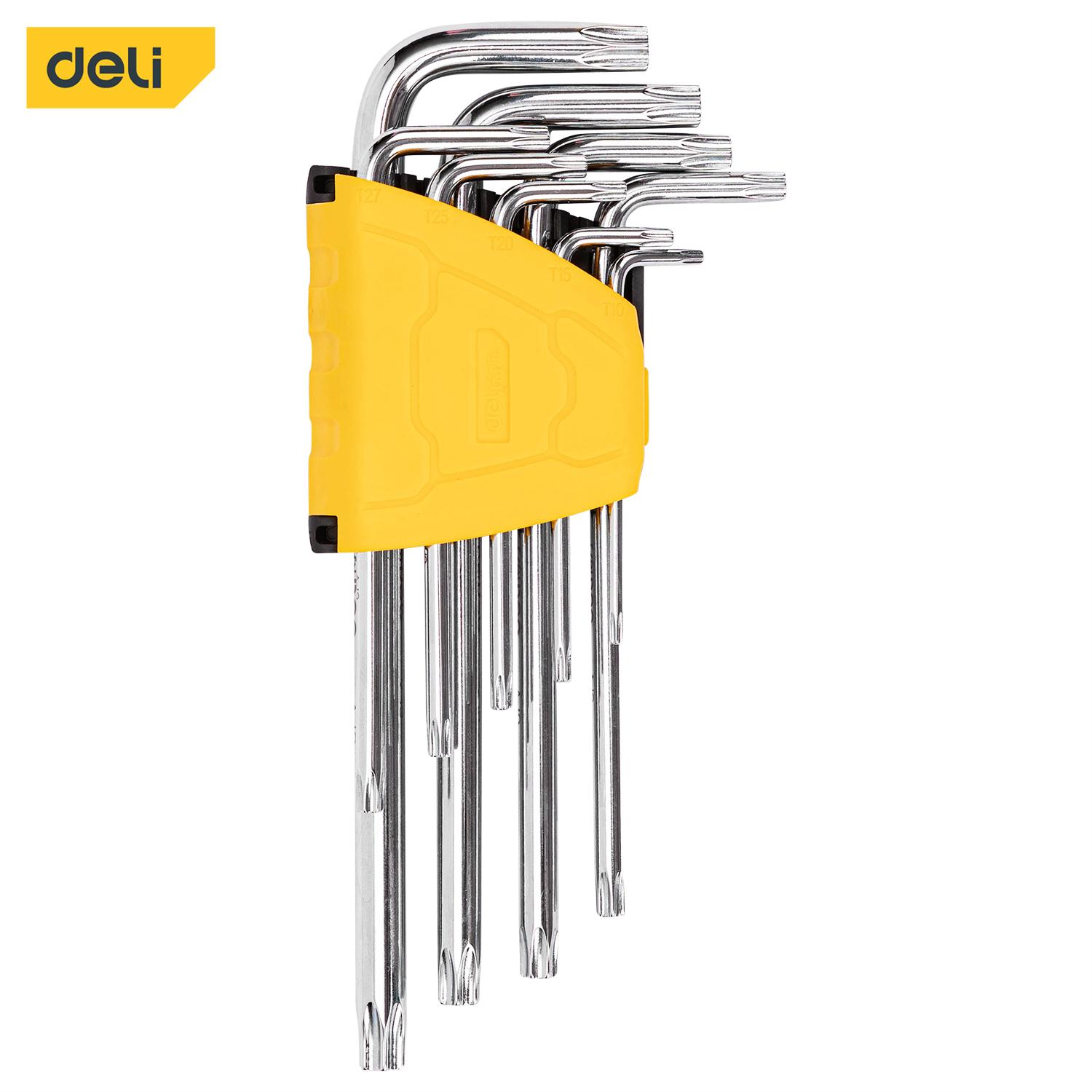DELI Set dugih torx ključeva T10-T50
