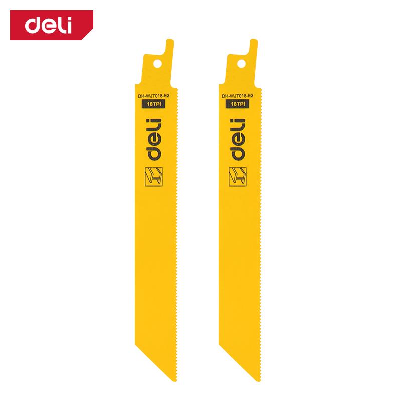 DELI TOOLS Set recipročnih pila EDH-WJT018-E2, 150 mm, 18 zuba, 2 dijela