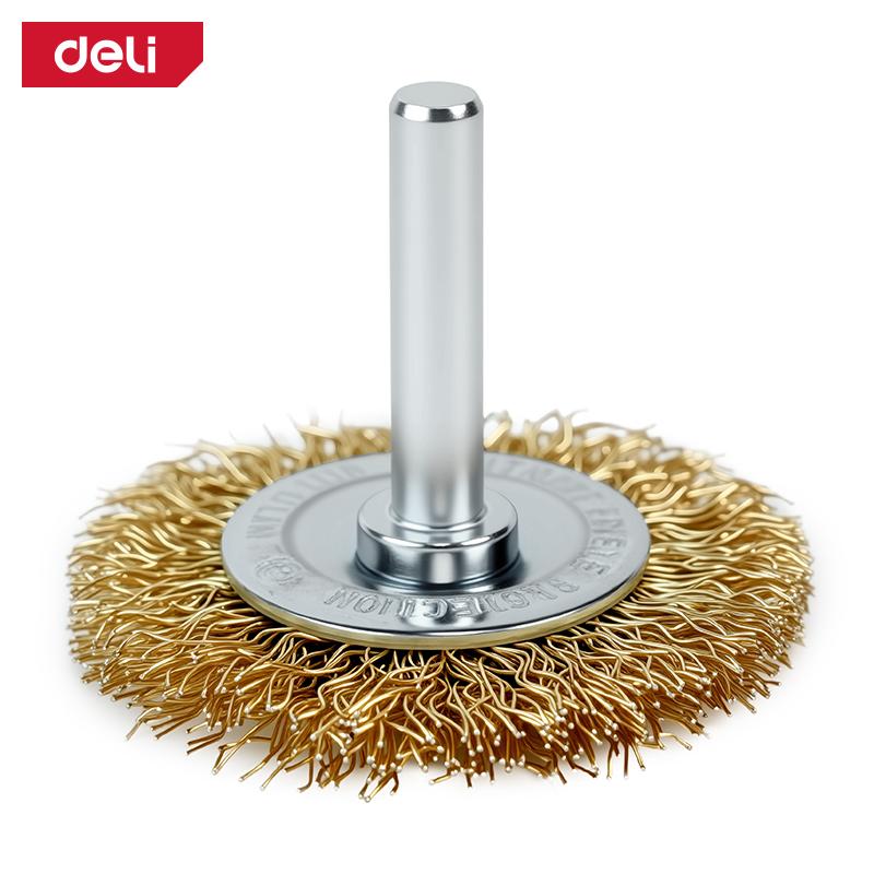 DELI TOOLS Okrugla četka od mesinga EDH-GSS050-E4, 50mm, 6mm