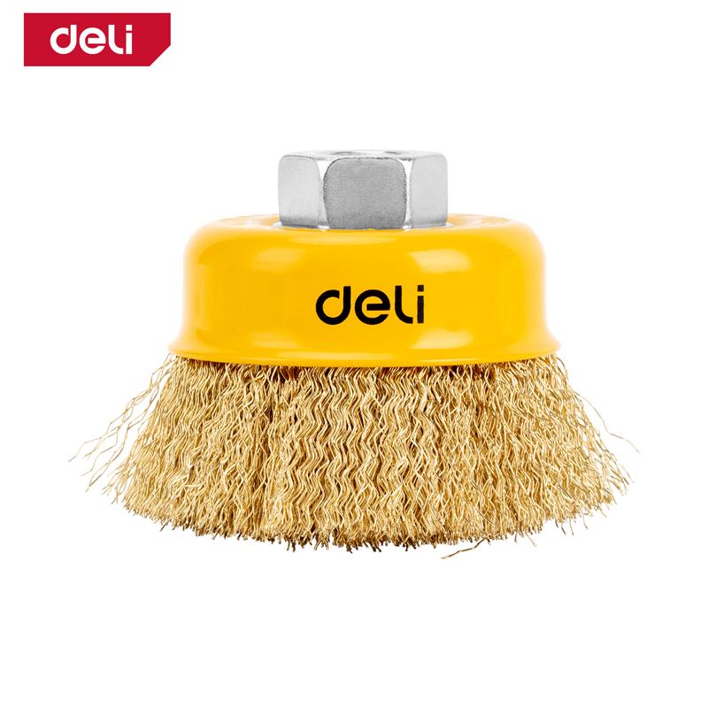 DELI TOOLS Mesingana četka EDH-GSS075-E1, 75mm, M14