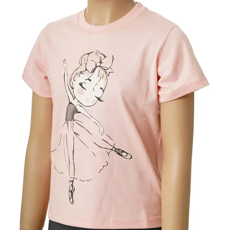 Majica balerina za djevojčice Eastbound, roza