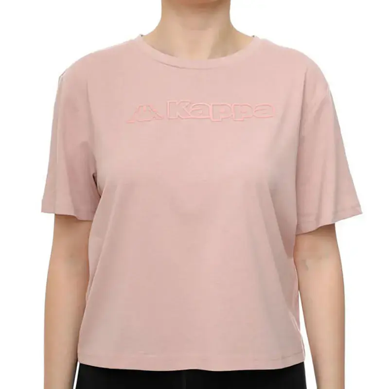 Ženska majica kratkih rukava Kappa Logo Frega, roza