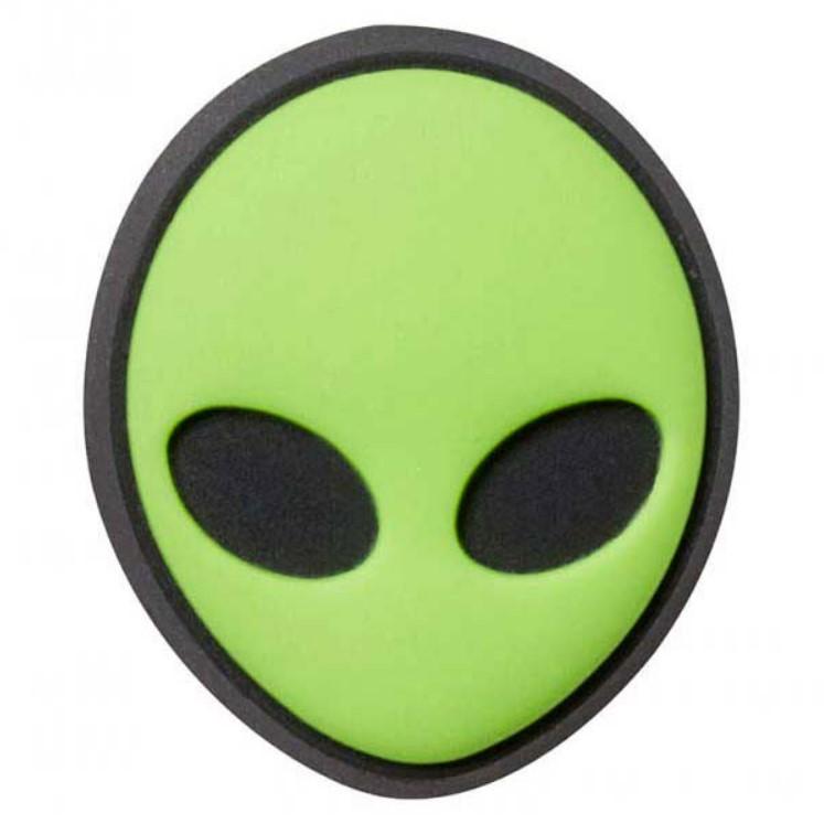 CROCS Ukras za klompe GREEN ALIEN HEAD zeleni