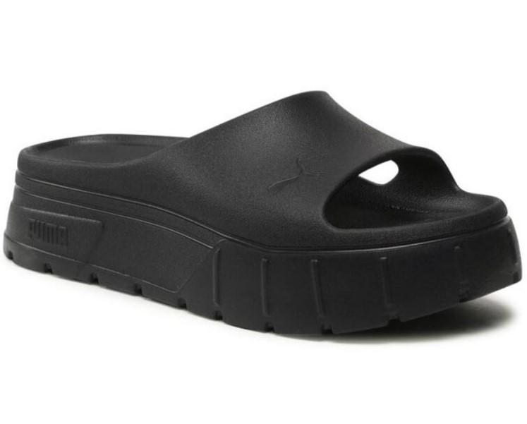 PUMA Ženske sportske papuče Mayze Stack crne