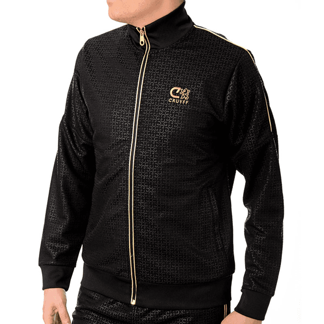 Cruyff Muški duks Reffero track top, Crni
