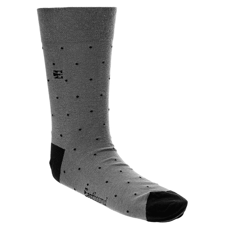 Muške čarape s tufnama EASTBOUND, sivo-crne