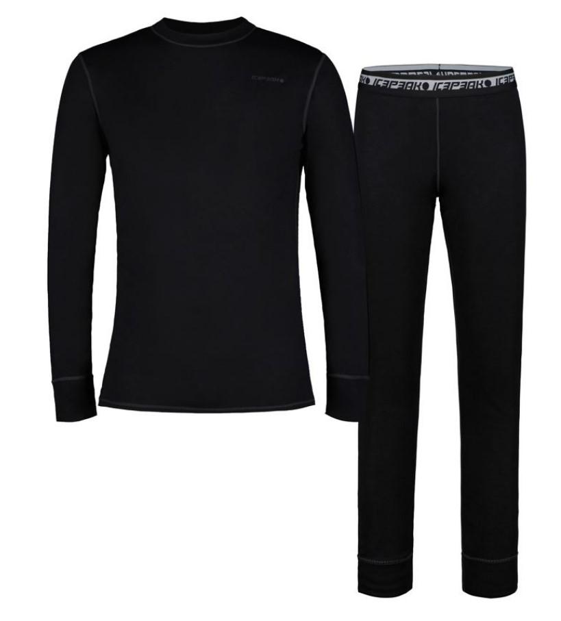 ICE PEAK Komplet muškog aktivnog veša Iserlohne crni
