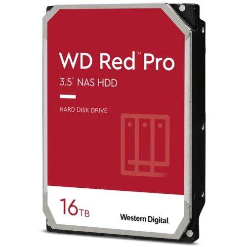 WESTERN DIGITAL Hard disk Red Pro WD161KFGX NAS, 16TB, 512MB, SATA 3.5", 7200 o/min
