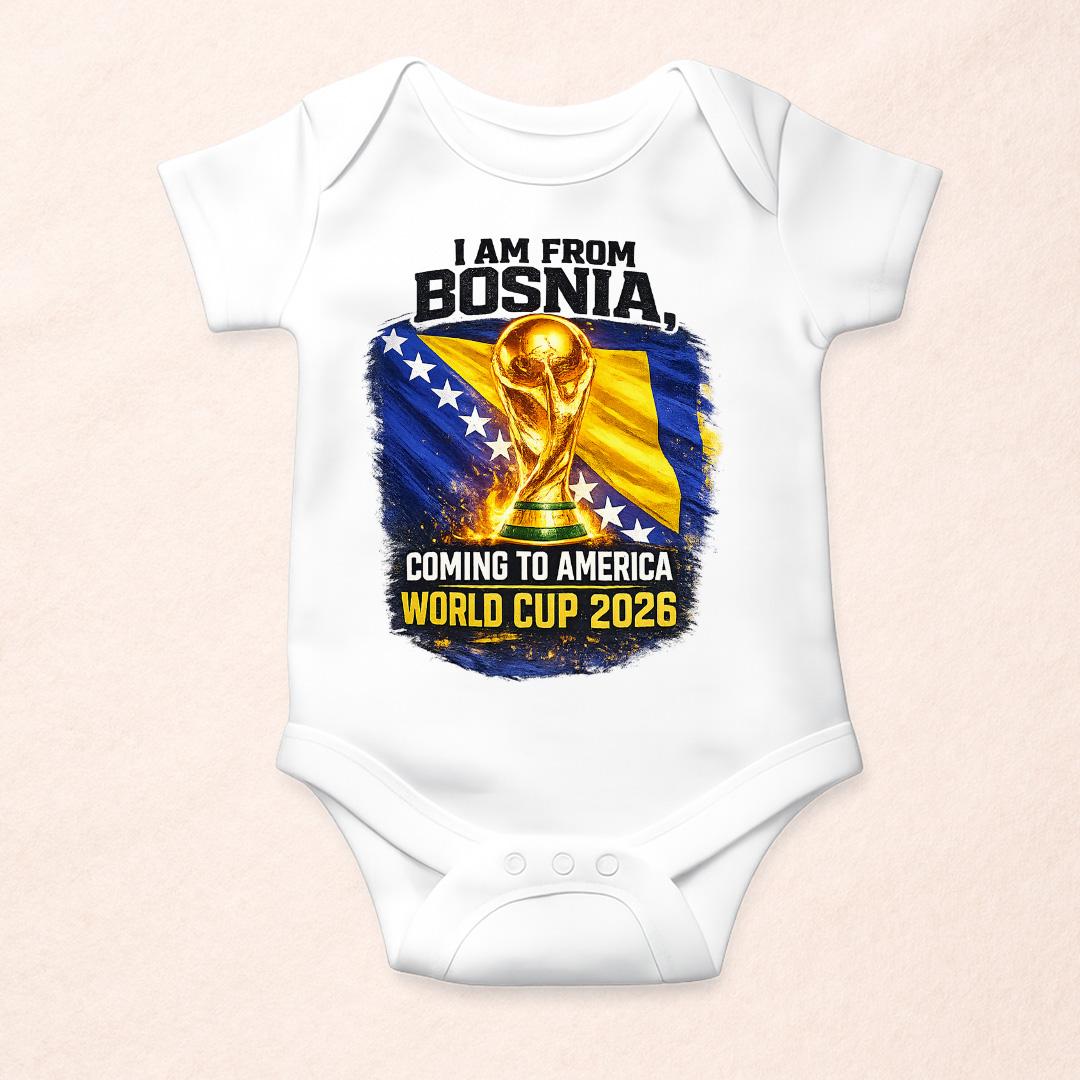 Doxy Bodi za bebe Rekviziti Bosna za Svjetsko 2026, Bijeli