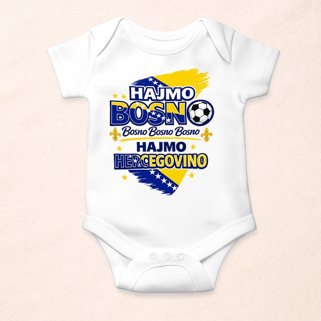 Doxy Bodi za bebe Rekviziti Bosna za Svjetsko 2026, Bijeli