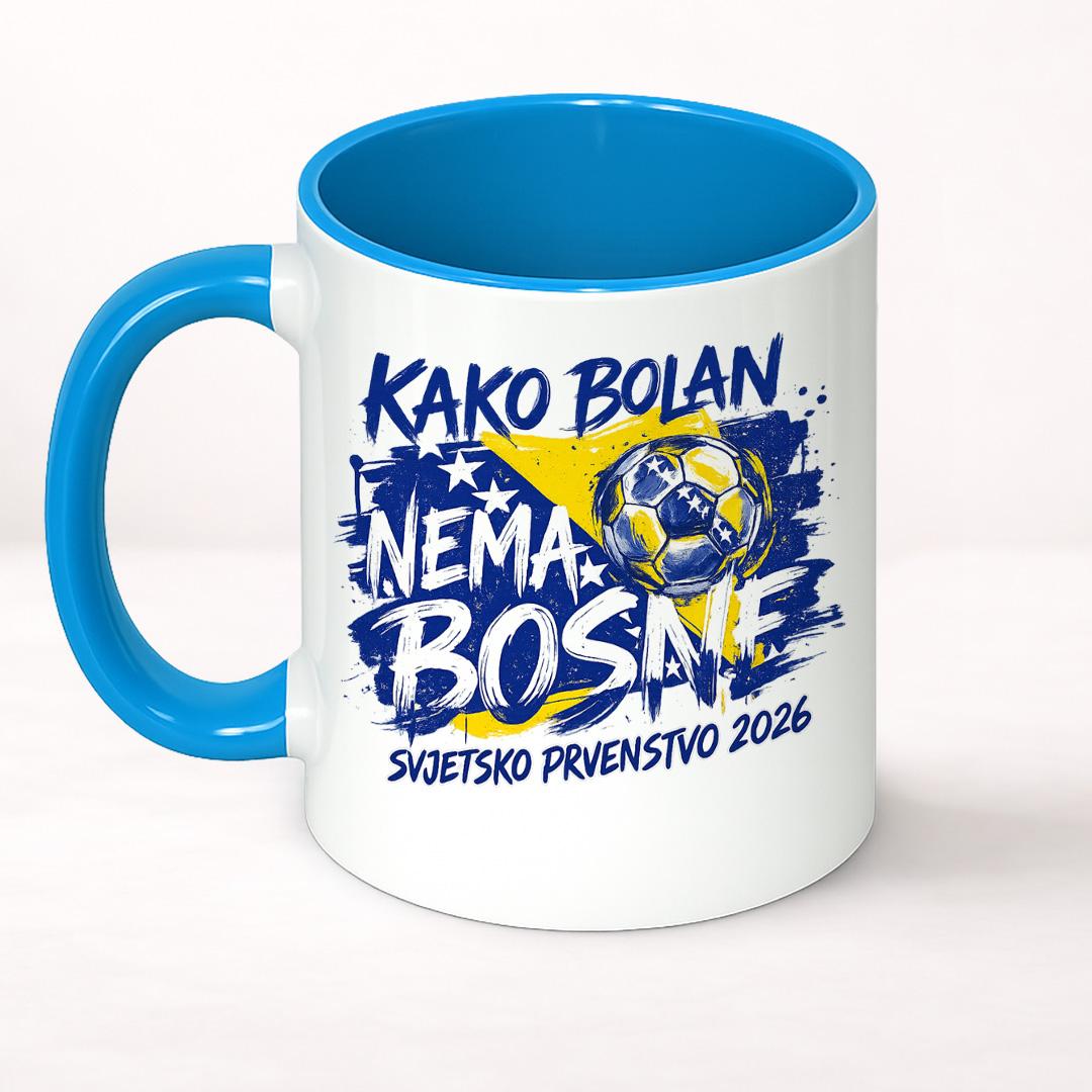 Doxy Šolja za kafu/čaj, rekviziti Bosna za Svjetsko 2026, Plava