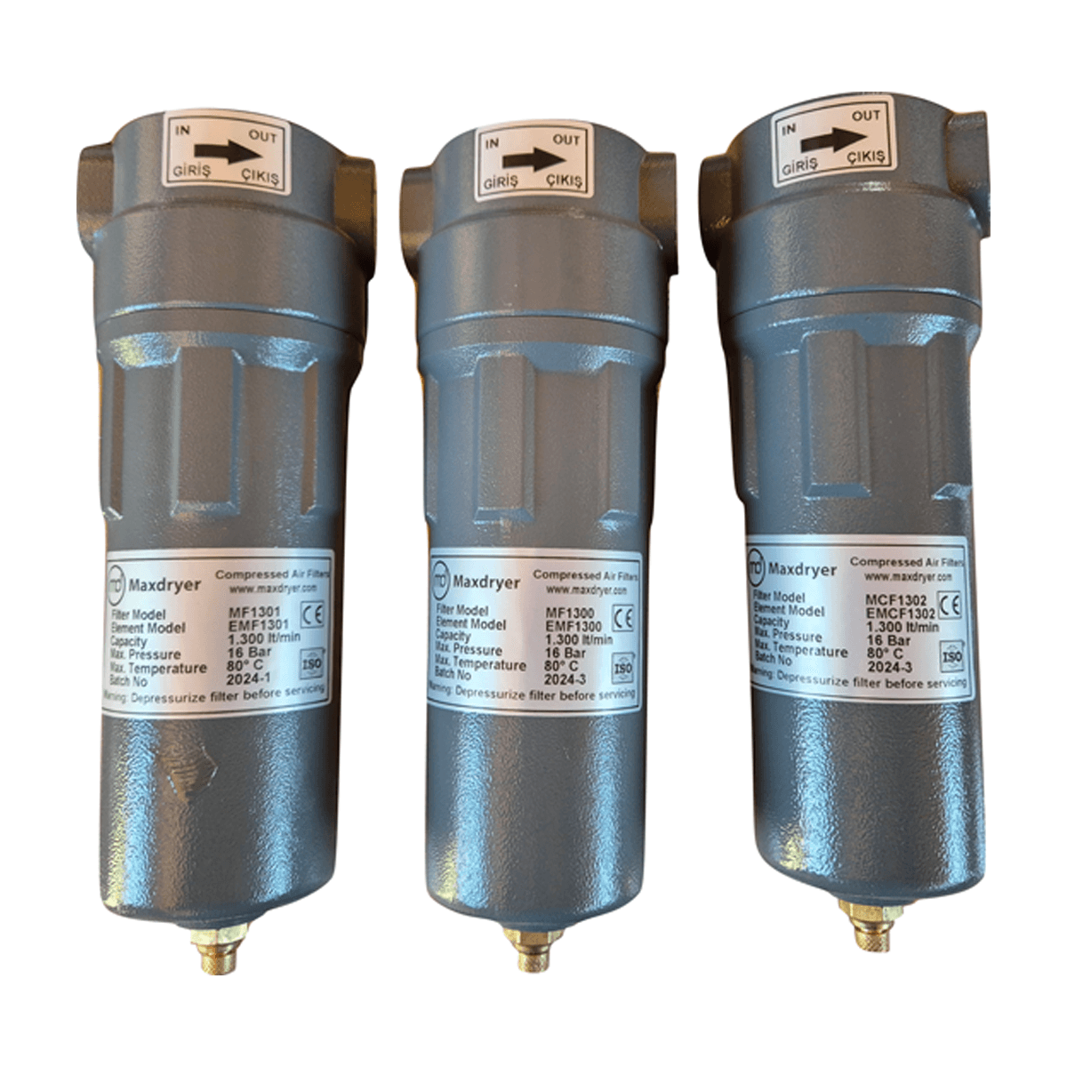 MAXDRYER Linijski filter MF-1300/MF-1301, fini i grubi