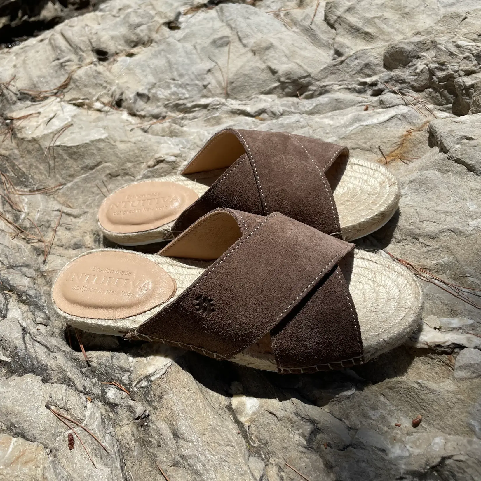 Intuitiva Ženske papuče Nomad, Antilop, Smeđe