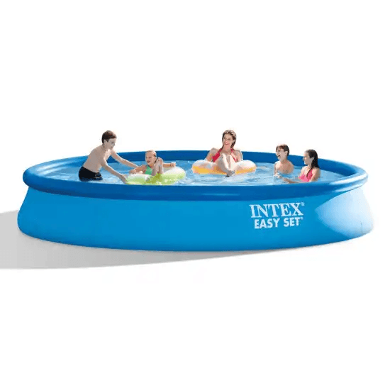 INTEX Pool Easy set, 4,57 x 0,84 m, plavi s pumpom