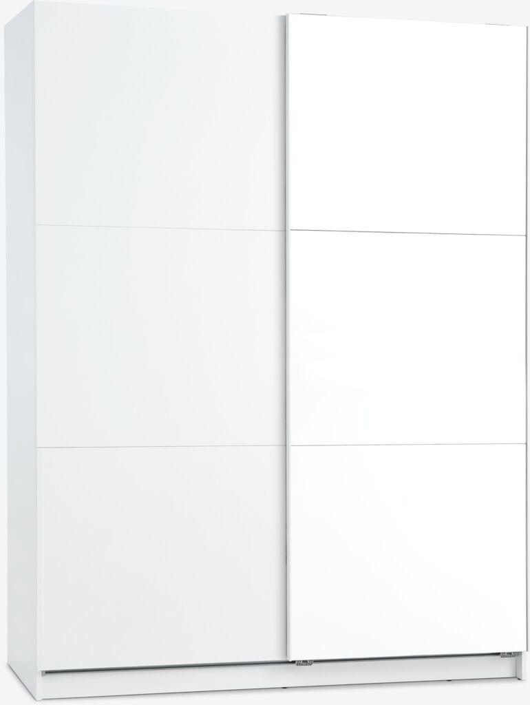 Linnea Ormar s ogledalom 150x200cm, Bijela