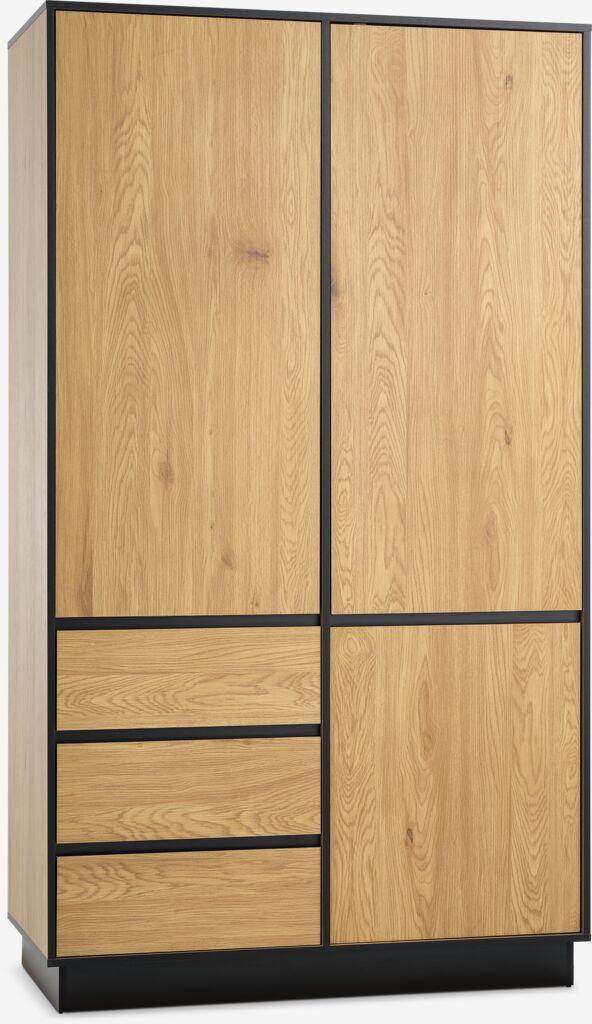 Linnea Ormar sa 3 vrata i 3 ladice 120x210cm, Krem