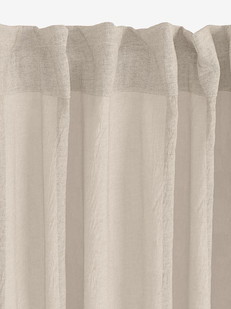 Aurora Zavjesa, 140x300 cm, Toplo siva, Siva