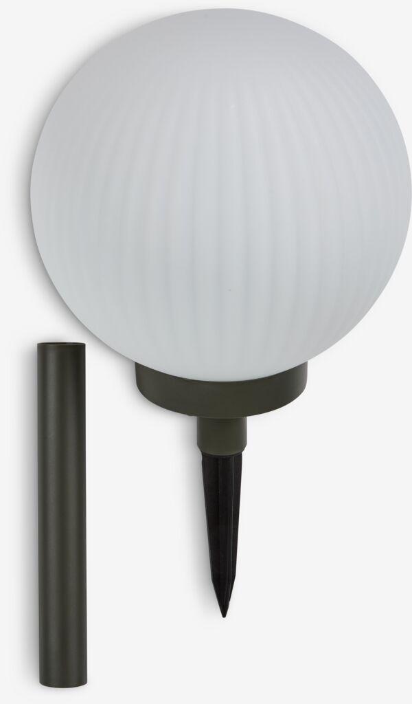 Aurora Solarna lampa, O18x46 cm, Bijela