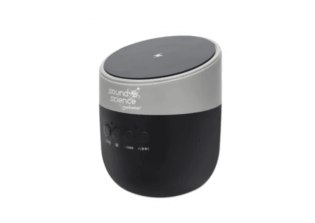 MANHATTAN Bluetooth zvučnik sa postoljem za punjenje 165051, crni