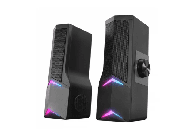 RAMPAGE Zvučnici 2.0 Elegantni X10 3Wx2 Bluetooth Crni