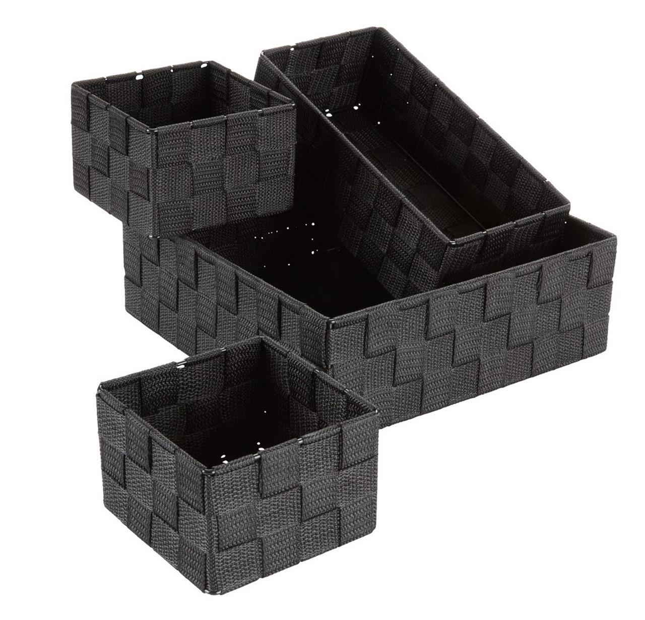 Aurora Set korpa FOLKE 4 komada, Crna