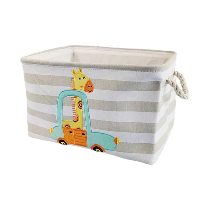 KINDER HOME Kutija za odlaganje igračaka i odjeće, siva