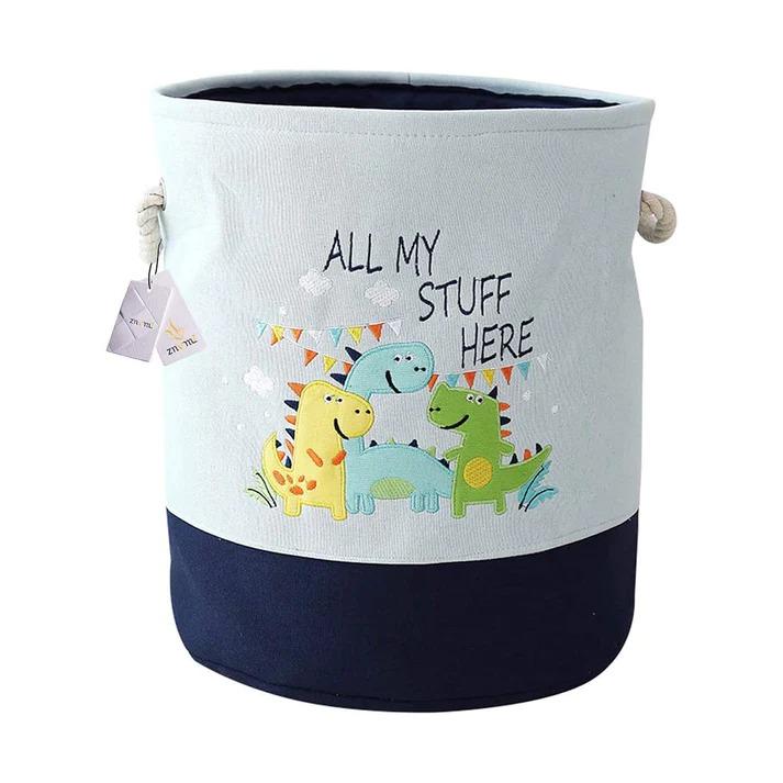 KINDER HOME Sklopiva dječja korpa za igračke ili odjeću, plava