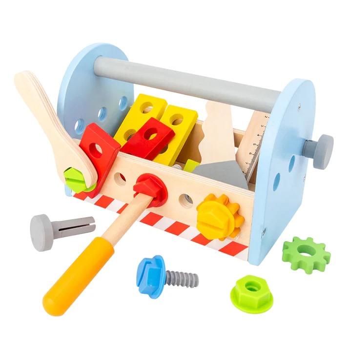 KINDER HOME set za igru ​​- Drveni alat u torbi