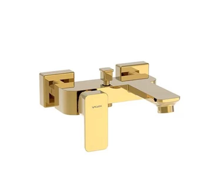 Valvex Baterija za kadu Loft, Zlatna