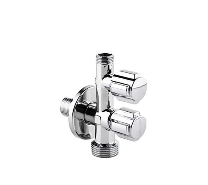 Valvex Kutni ventil 1/2x3/8x3/4 Eco Duo, Hrom