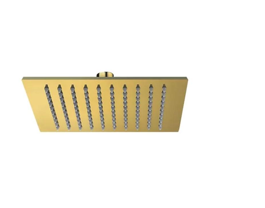 Valvex Tuš ruža Loft 250x250mm, Zlatni