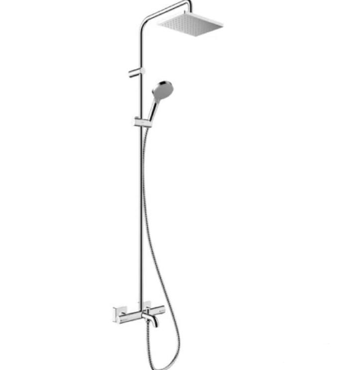 Hansgrohe Usponski tuš sa termostatom i izlivom 26098000, Hrom