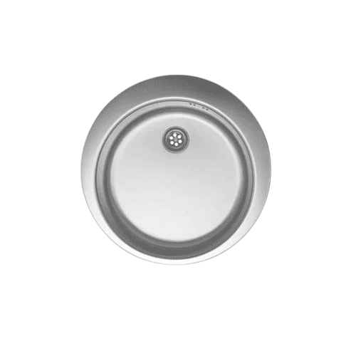 Metalac Okrugla sudopera Venera 480E, Inox, fi 60