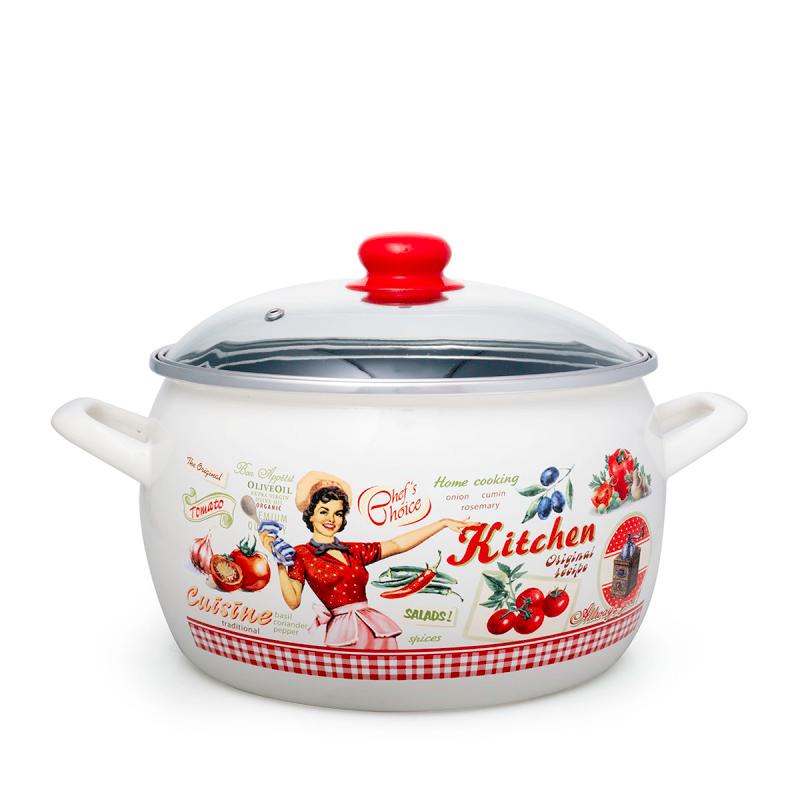 METALAC Lonac duboki princ 24cm/7,5l sa dekorom poklopca 2564