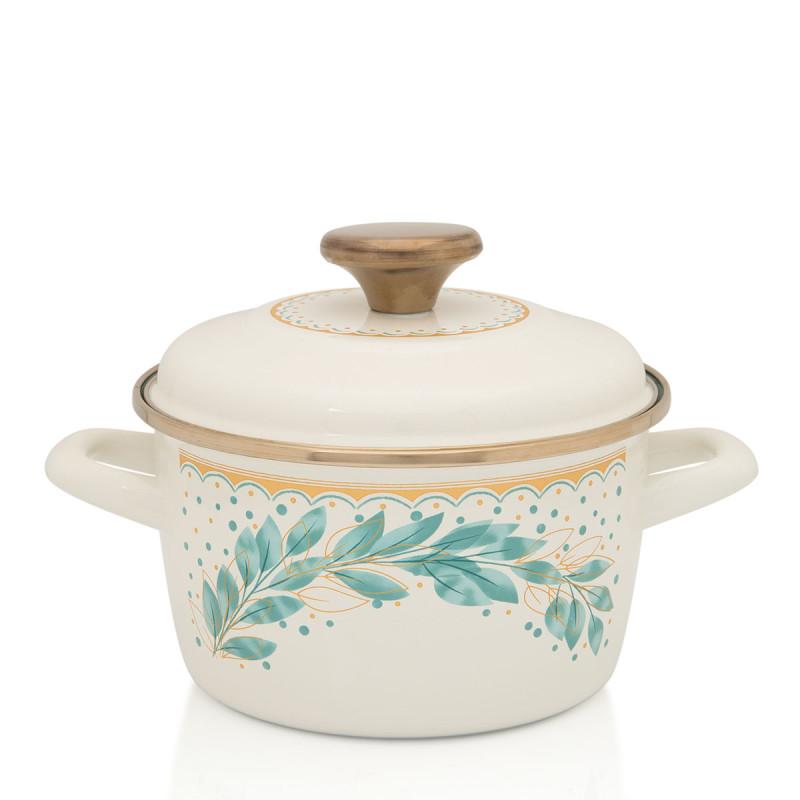 METALAC Imperial duboki lonac 16cm/1.9l sa poklopcem dekor 3223