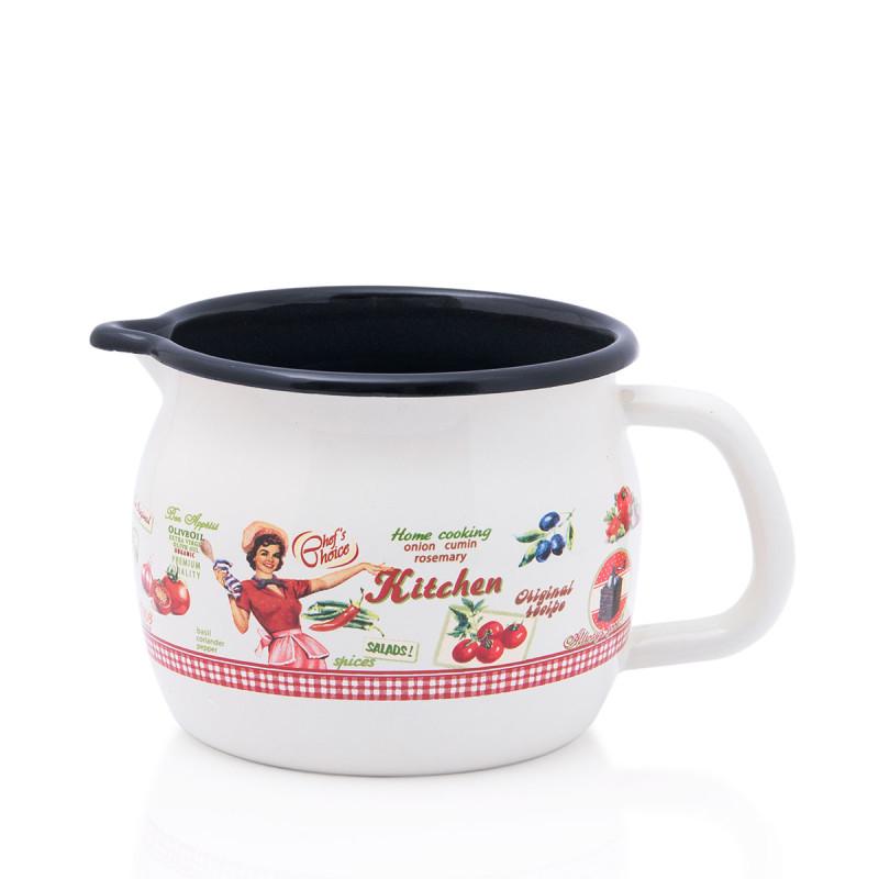 METALAC Lonac 10cm/0.8l dekor 2564