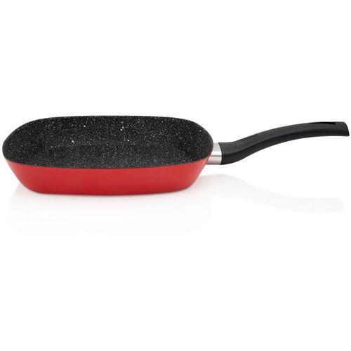 Metalac Roštilj tava granit indukciona 26x26cm crvena