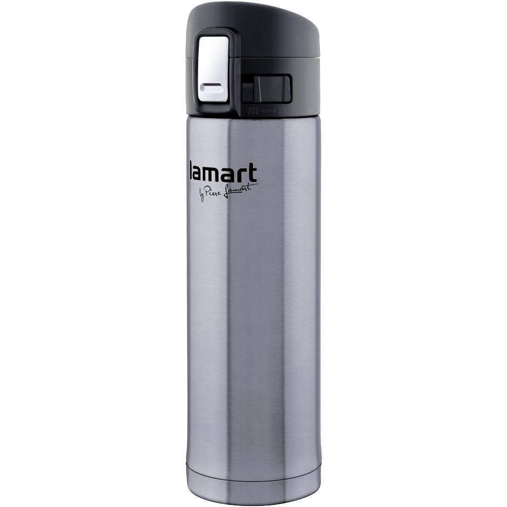 LAMART Vakuumska termos flašica LT4008 0.42l siva