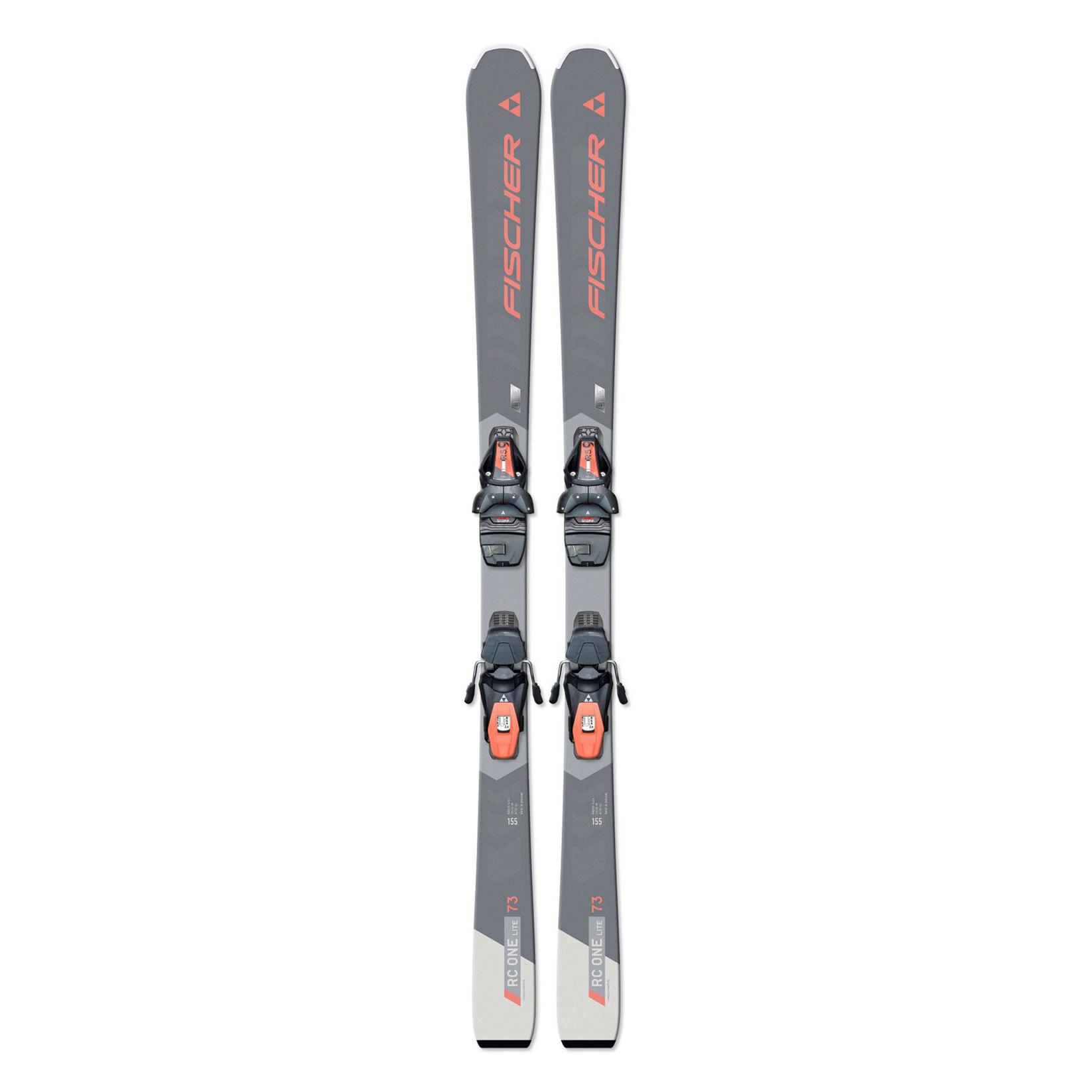 Fischer Set skije RC One Lite 73 SLR + Vezovi RS9 SLR, Sive
