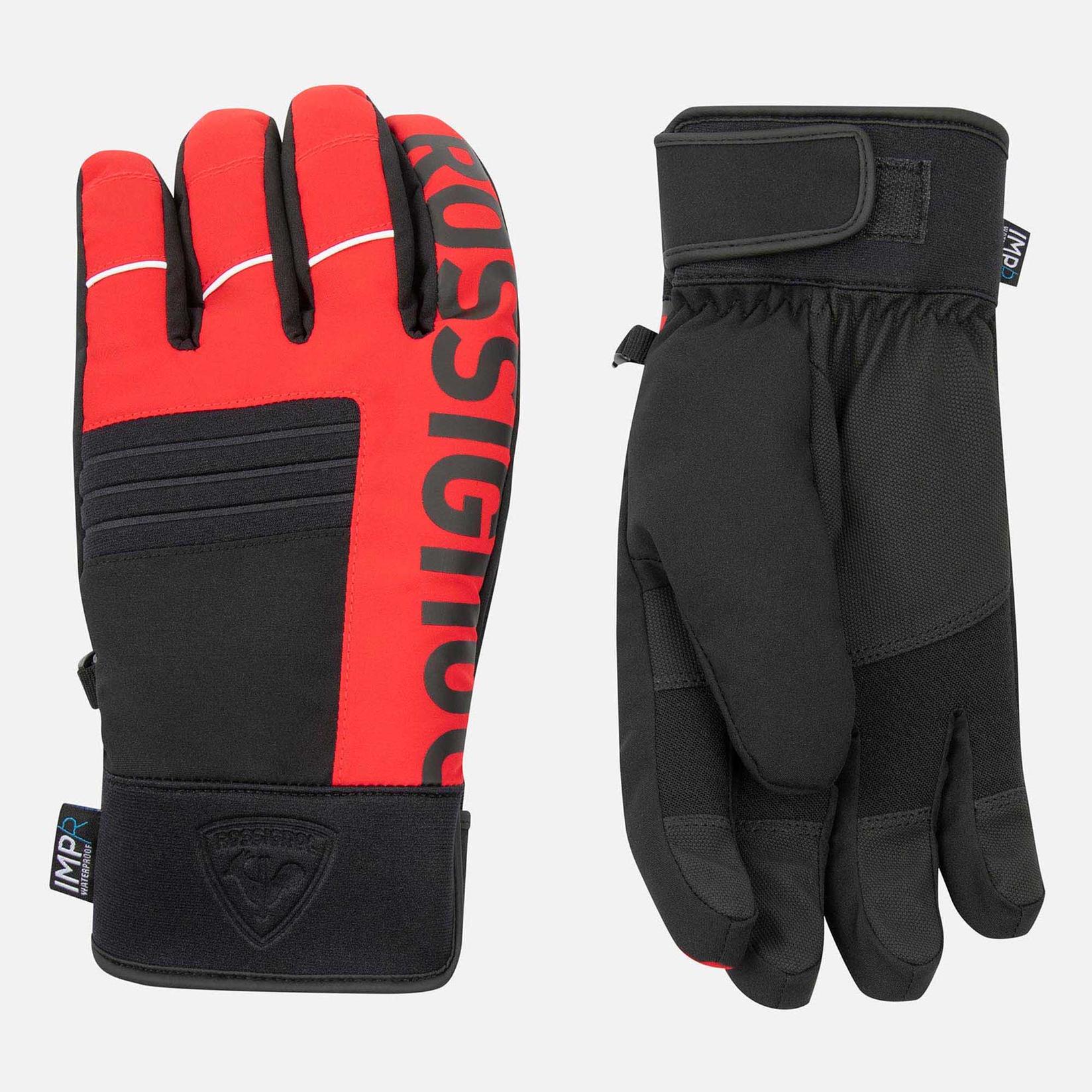 Rossignol Muške ski rukavice Speed Impr, Crno-crvene