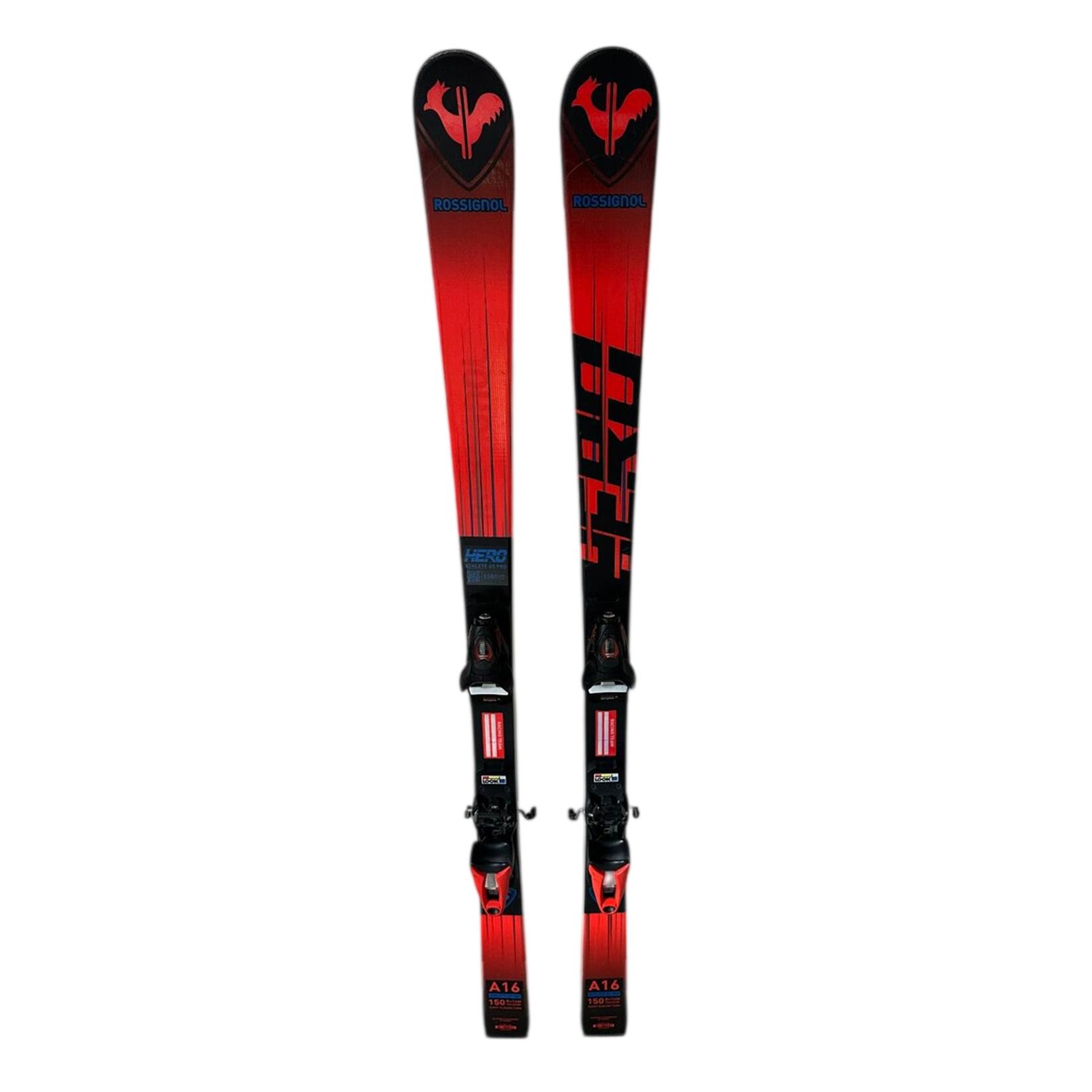 Rossignol Skije Hero Athlete GS Pro 126-17-DFT + Vezovi FCLAN03, Crvene
