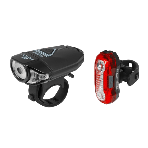 Force Set svjetala za biciklo Express, Prednje + Zadnje, USB