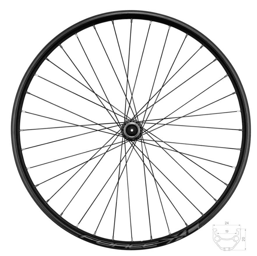 Force Prednji točak bicikla XC Disc 584x19 FGQ400-CL 36H