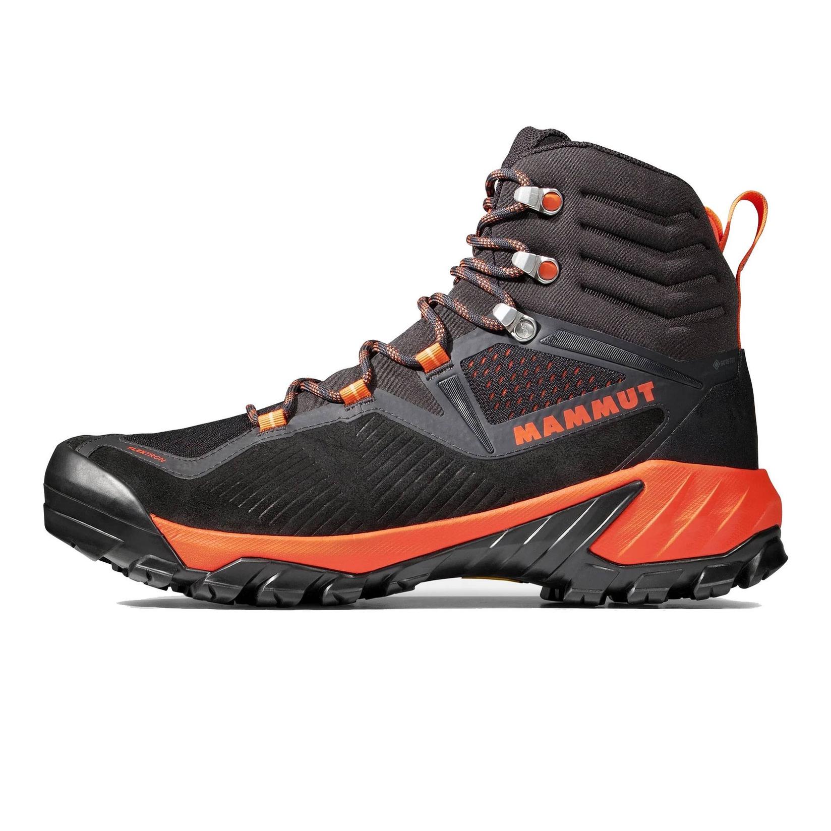 Mammut Muške čizme za planinarenje Sapuen High GTX, Crno-narandžaste