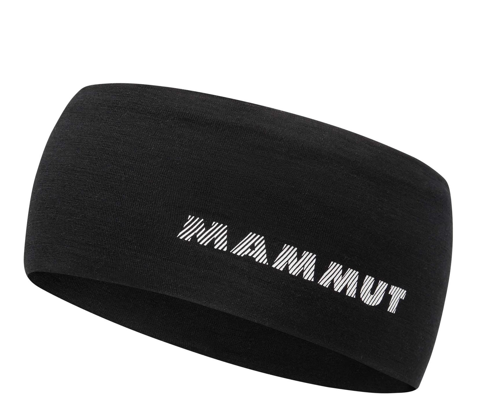 Mammut Traka za glavuTree Wool, Crna