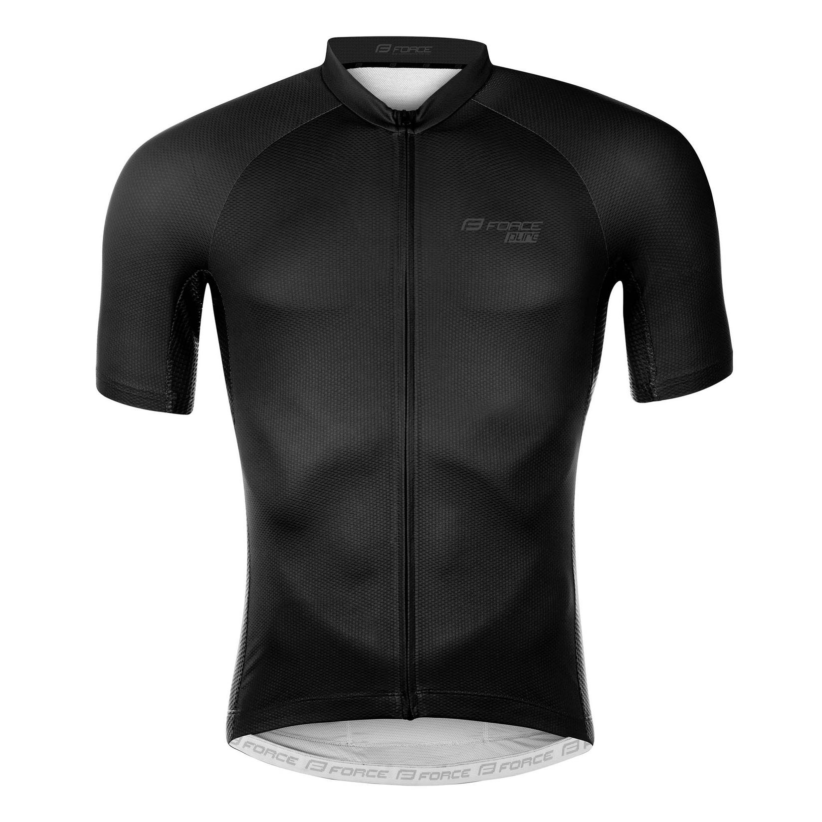 Force Muški dres na kratak rukav Pure, Crni