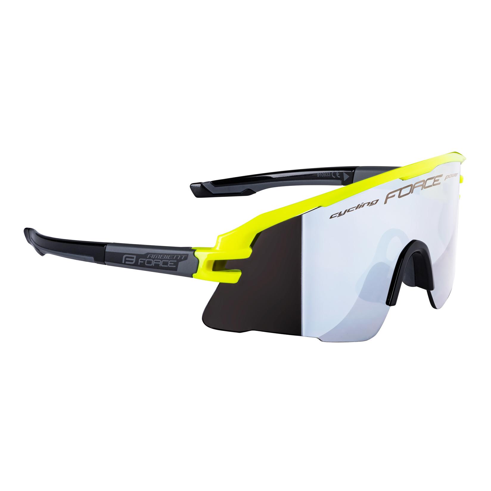 Force Naočare Ambient Fluorescent/Grey Black Mirror Lens, Crno-žute