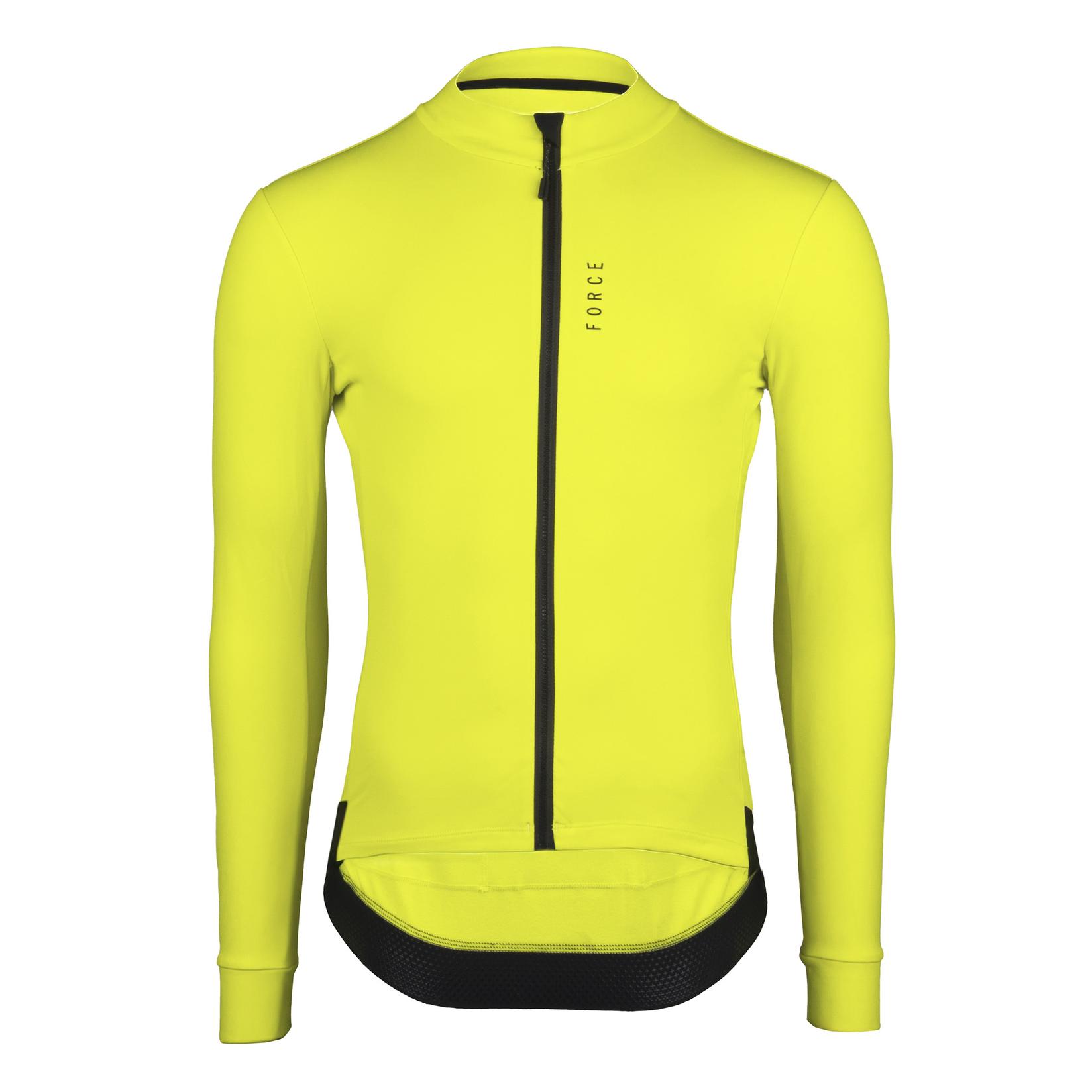 Force Dres sa dugim rukavima Endless Fluo, Žuti