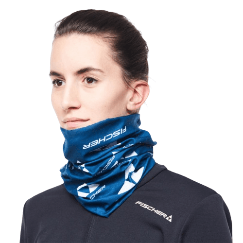 Fischer Bandana, Logo, Plavo-bijela