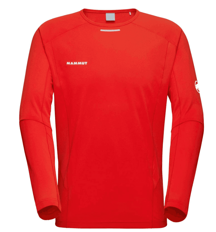 Mammut Muška majica dugih rukava FL, Crvena